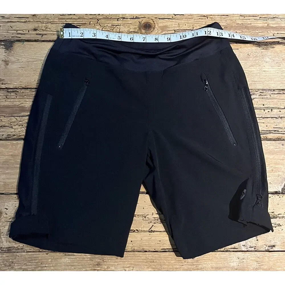 Eleven Pine Mens Size S Black Biker Shorts NWOT